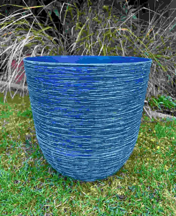 Ripple Planter Blue
