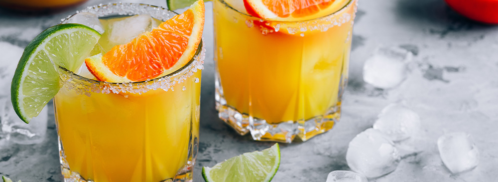 mix your own calamondin orange margarita